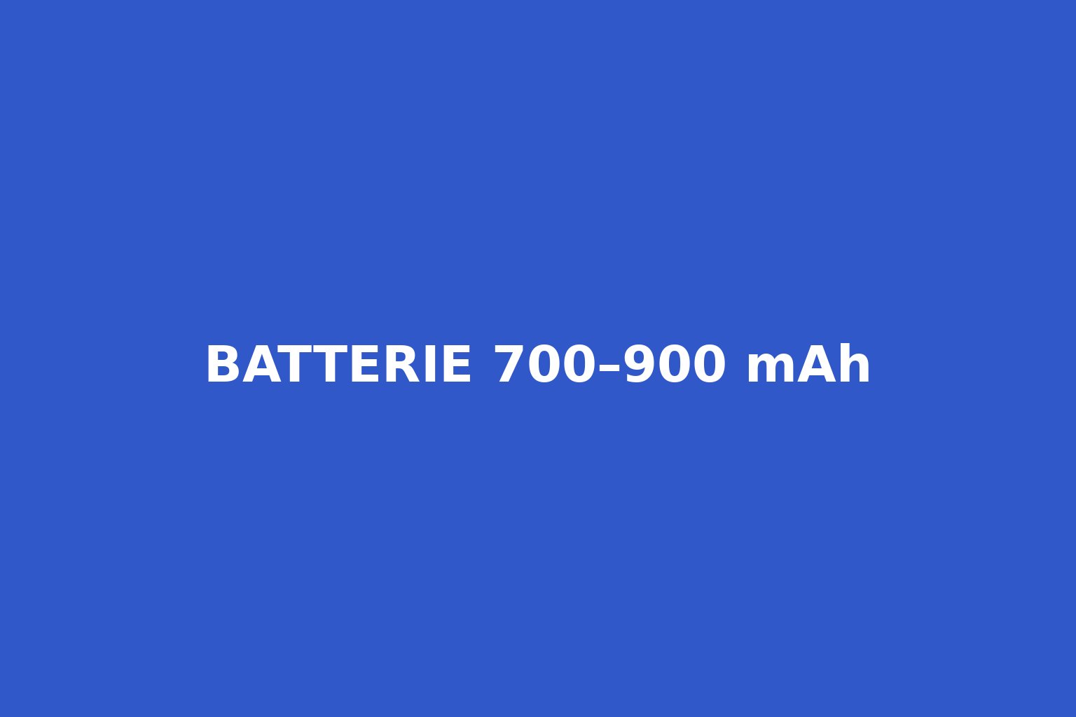 Etichetta grafica blu con la scritta Batterie 700–900 mAh, categoria batterie LiPo 3.7V per droni e modellismo RC