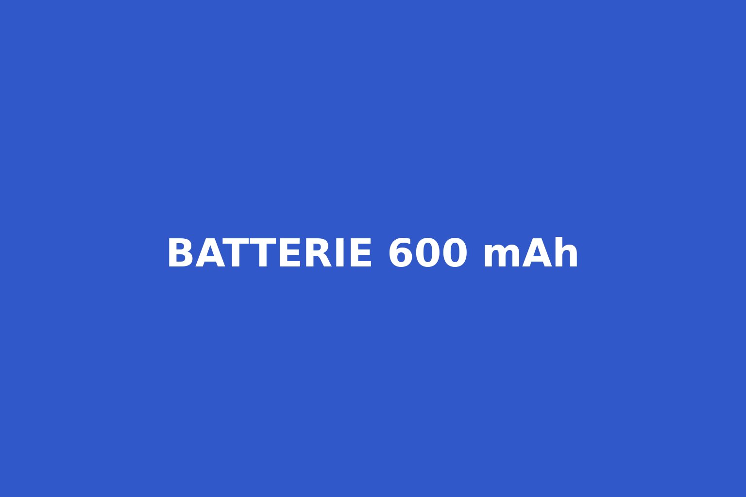 Etichetta blu con la scritta Batterie 600 mAh – categoria batterie LiPo 3.7V per modellismo RC
