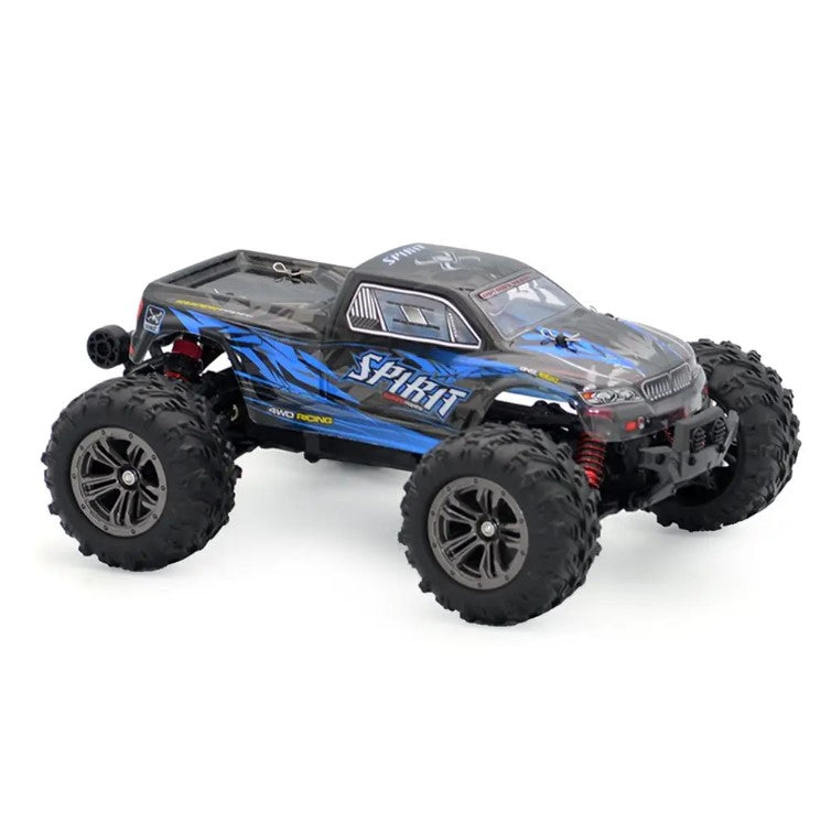 1/16 Q901 RC Car 4WD Off-Road - Bigfoot Truck with Brushless Motor | High Speed Remote Controlled Vehicle for Kids and Adults | Desert Truck Off-Road BLUE color