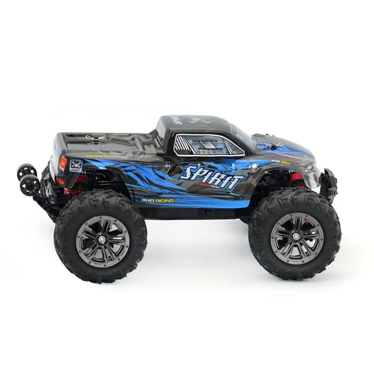 1/16 Q901 RC Avto 4WD Off-Road – Bigfoot Tovornjak z Brushless Motorjem | Daljinsko Vodeno Vozilo za Otroke in Odrasle | Puščavski Terenski Tovornjak, Modre Barve