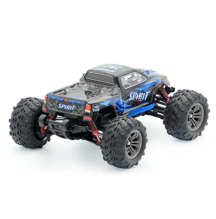 1/16 Q901 RC Car 4WD Off-Road - Bigfoot Truck with Brushless Motor | High Speed Remote Controlled Vehicle for Kids and Adults | Desert Truck Off-Road BLUE color
