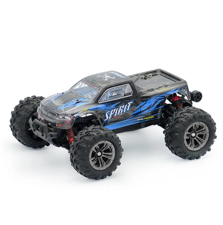 1/16 Q901 RC Avto 4WD Off-Road – Bigfoot Tovornjak z Brushless Motorjem | Daljinsko Vodeno Vozilo za Otroke in Odrasle | Puščavski Terenski Tovornjak, Modre Barve