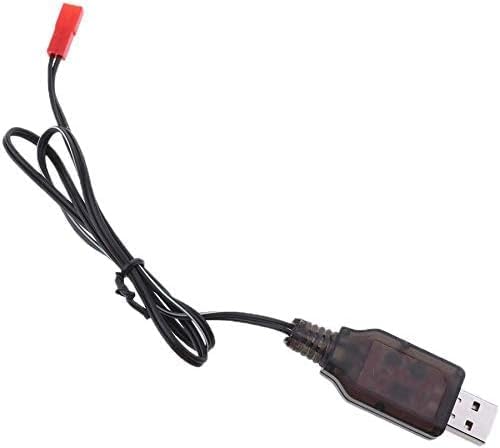 Caricatore USB 6V MH Ni-CD per Batterie Giocattoli Controllo Remoto | Cavo JST 2P