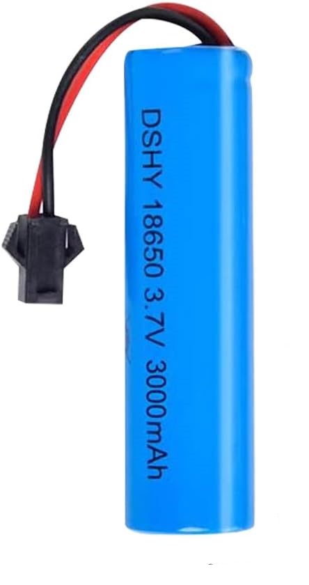 1 Piece Lithium Ion Battery 3.7V 3000mAh SM-2P Plug Compatible with DE45 DE42 1:14 Off-road and Drift Racing