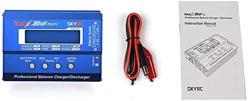SkyRC iMAX B6 V2 Charger 60 W 6 A DC/DC Converter Compatible with DJI Mavic Inspire NiMH/NiCd/LiPo/LiHV/Life/Li-Ion/Pb Smart Battery