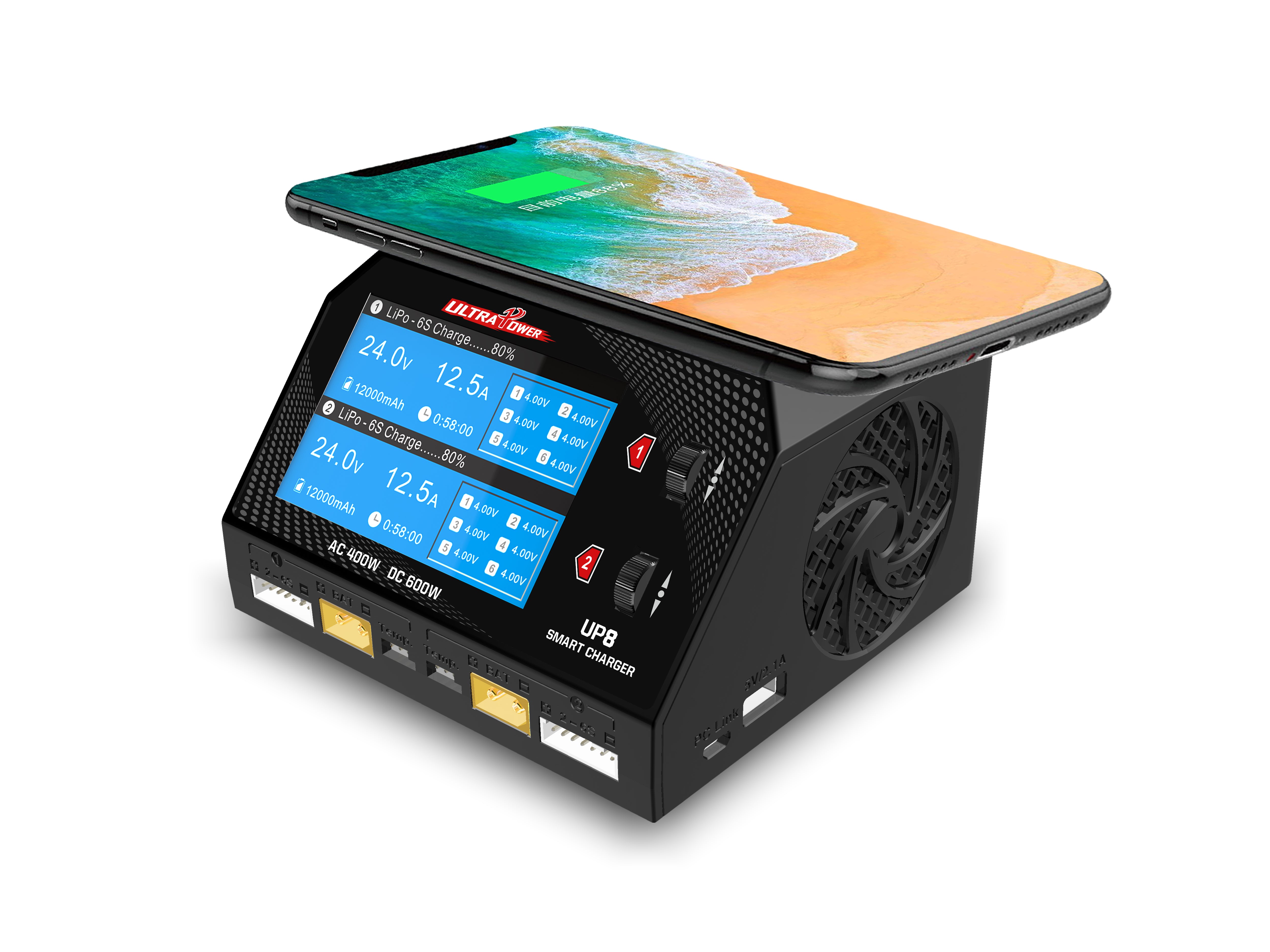 SM-2P 250mAh USB-Ladekabel für 6V Ni-Mh-Akkus