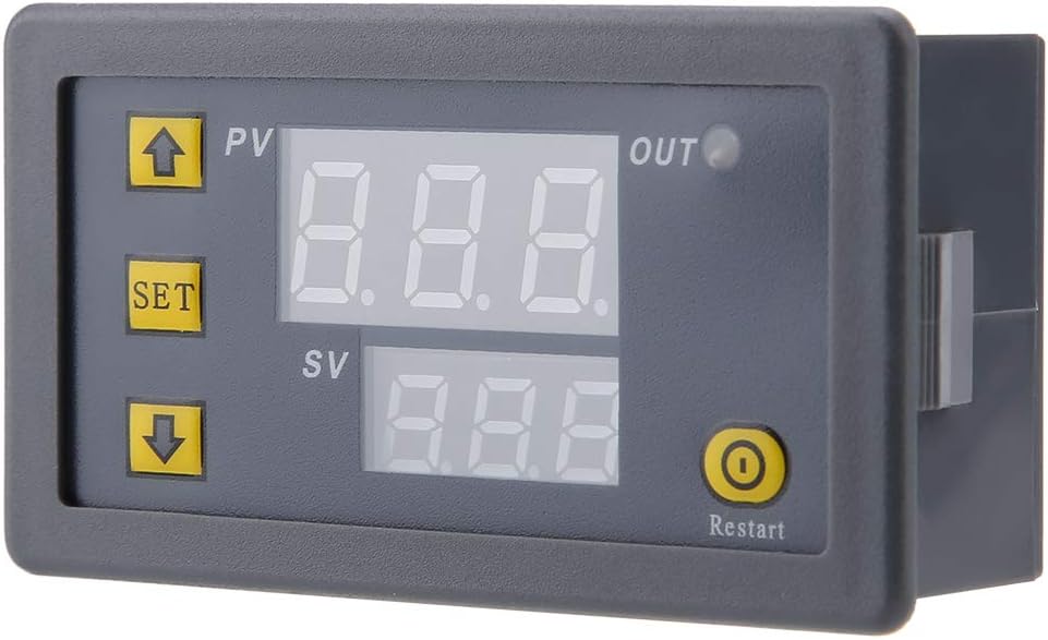 Regolatore di Temperatura Digitale W3230 DC 12V | Display LED | Range -50°C a +110°C | Carico 20A, Sonda NTC 10K Inclusa