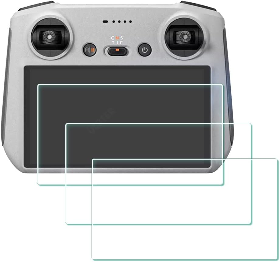 Pellicola Vetro per DJI Mini 3 Pro / Mini 4 Pro - DJI RC2 / RC Telecomando - Protezione Schermo Temperato 9H (3 Pezzi)