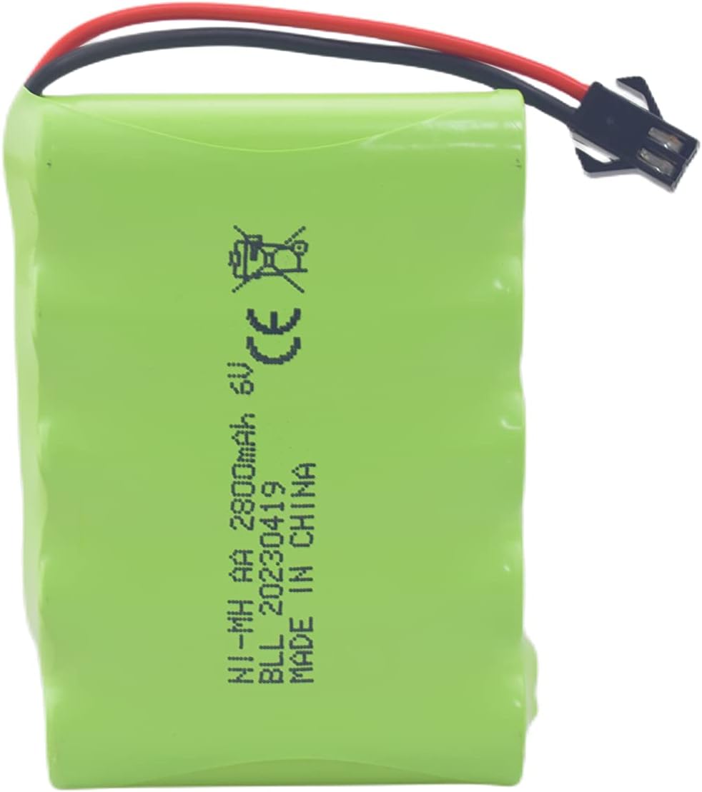 6,0 V 2800 mAh baterija AA z vtičem SM-2P | Kabel USB | Združljivo z TB141 TB142 DE37