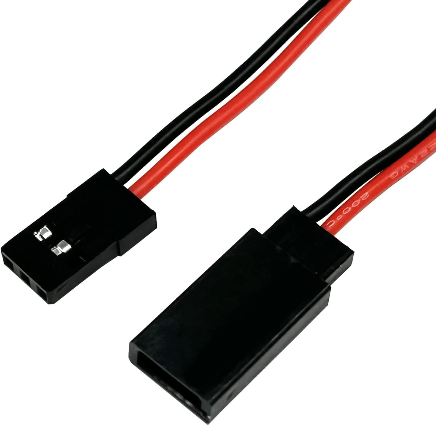 2 Stück XT60 Parallelkabel Stecker auf 2 Buchsen und Buchse auf 2 Stecker 14AWG | RC Lipo Akku-Adapter | Drohnen, Autos, Flugzeuge, Modellbau