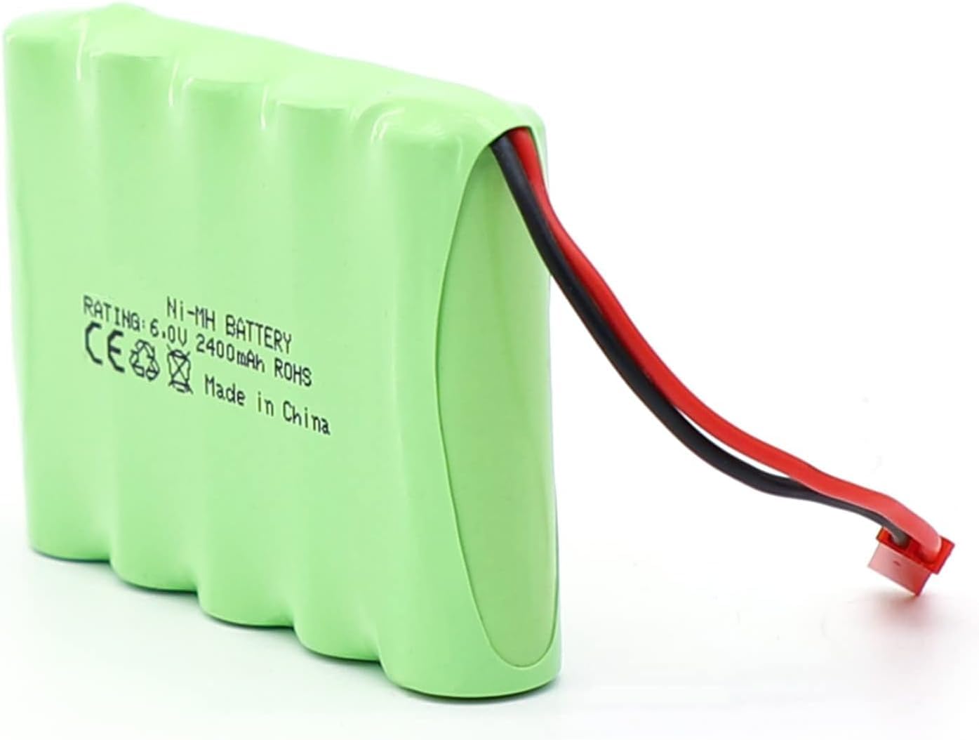 RC baterija 6V 2400mAh Ni-MH AA s JST utikačem za automobil, brod, spremnik | USB