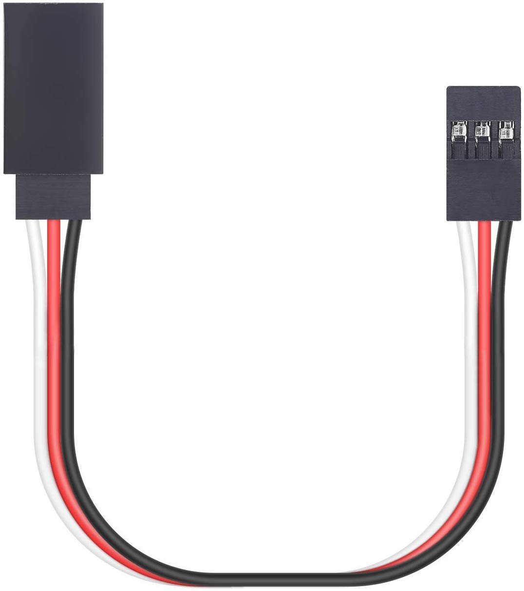 30 Cavi Prolunga Servo JR Futaba 3 Pin 22AWG 60 Core 10-60cm RC Drone Auto Elicotteri