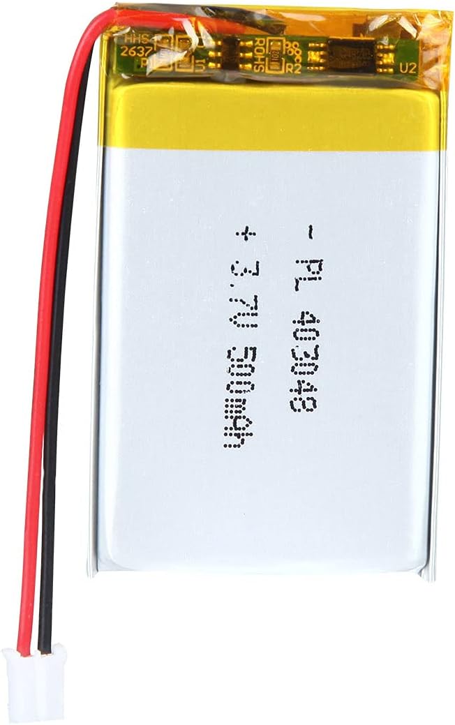 902030 Rechargeable Lipo Battery (3.7v, 500mAh Lipo) for portable video phone mp3 mp4 LED light