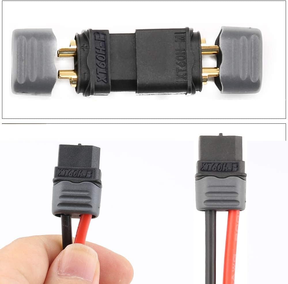 10 Pairs High Quality XT90 Connectors, Male-Female, Model Rc Lipo Battery Connectors