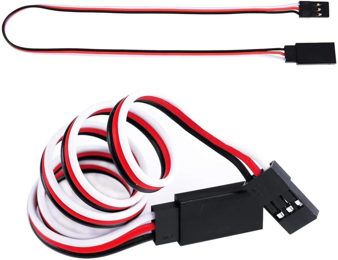 2 Pieces XT60 Parallel Male to 2 Female and Female to 2 Male 14AWG Cable | RC Lipo Battery Adapters | Drones, Cars, Airplanes, Model Builders