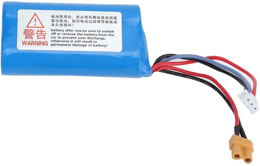 Batteria LiPo 7.4V 2000mAh 2S XT30 per HUINA | Compatibile 580, 550, 583, 582, 1580, 1583 | Alta Capacità e Connessione XT30