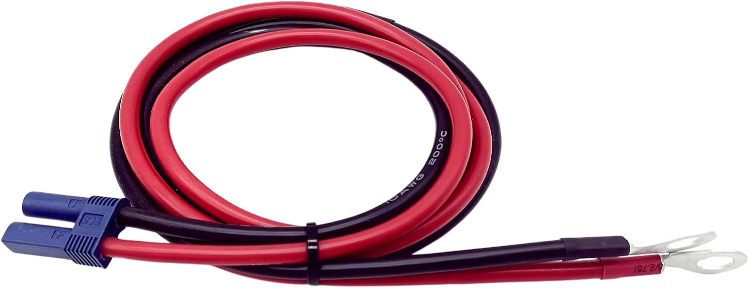 2 Pieces XT60 Parallel Male to 2 Female and Female to 2 Male 14AWG Cable | RC Lipo Battery Adapters | Drones, Cars, Airplanes, Model Builders