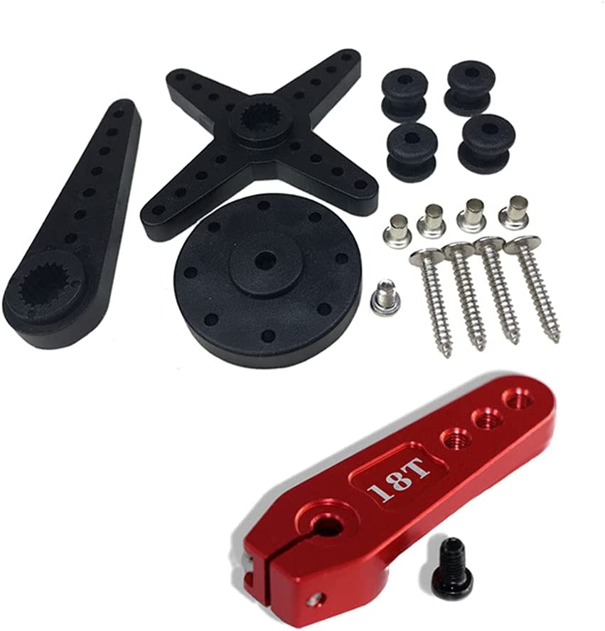 Digital Servomotor DS5160 7.4V 60KG with 18T Cam Servomotor for Robotic Truck Model Baja Car 1/10 (180 degrees)