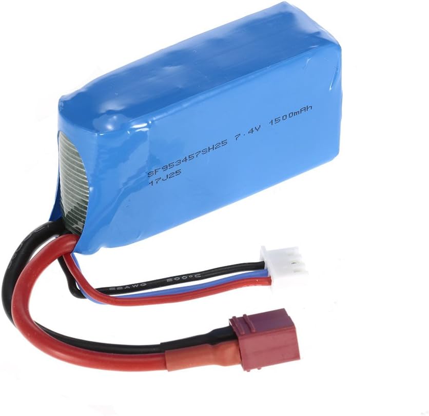 7.4V 1500mAh LiPo Rechargeable Battery for WLtoys A959-B RC Buggy Car A979-B