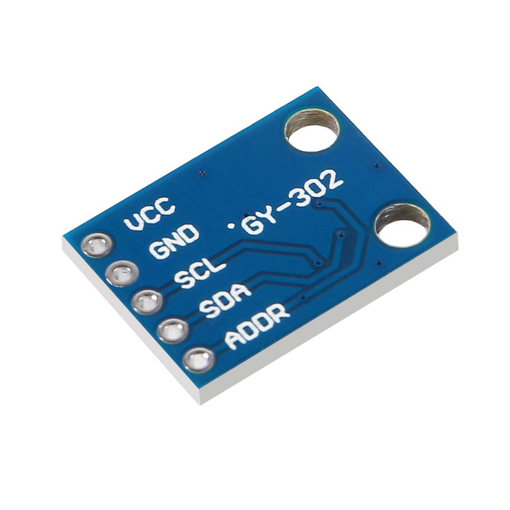 Sensore Luminosità GY-302 BH1750 | Alta Sensibilità 65535 lx | I2C | Compatibile con Arduino e Raspberry Pi | Per Automazione e Robotica, Blu