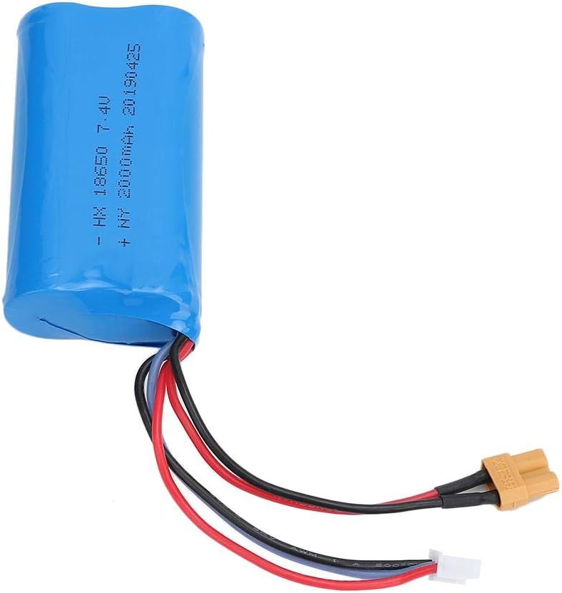 Batteria LiPo 7.4V 2000mAh 2S XT30 per HUINA | Compatibile 580, 550, 583, 582, 1580, 1583 | Alta Capacità e Connessione XT30