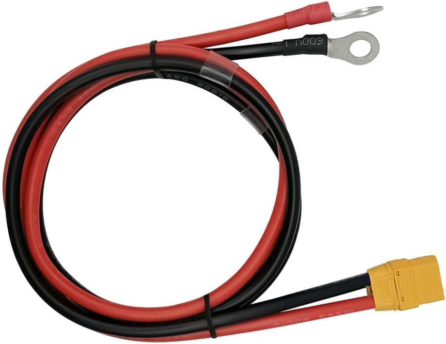 2 Pieces XT60 Parallel Male to 2 Female and Female to 2 Male 14AWG Cable | RC Lipo Battery Adapters | Drones, Cars, Airplanes, Model Builders