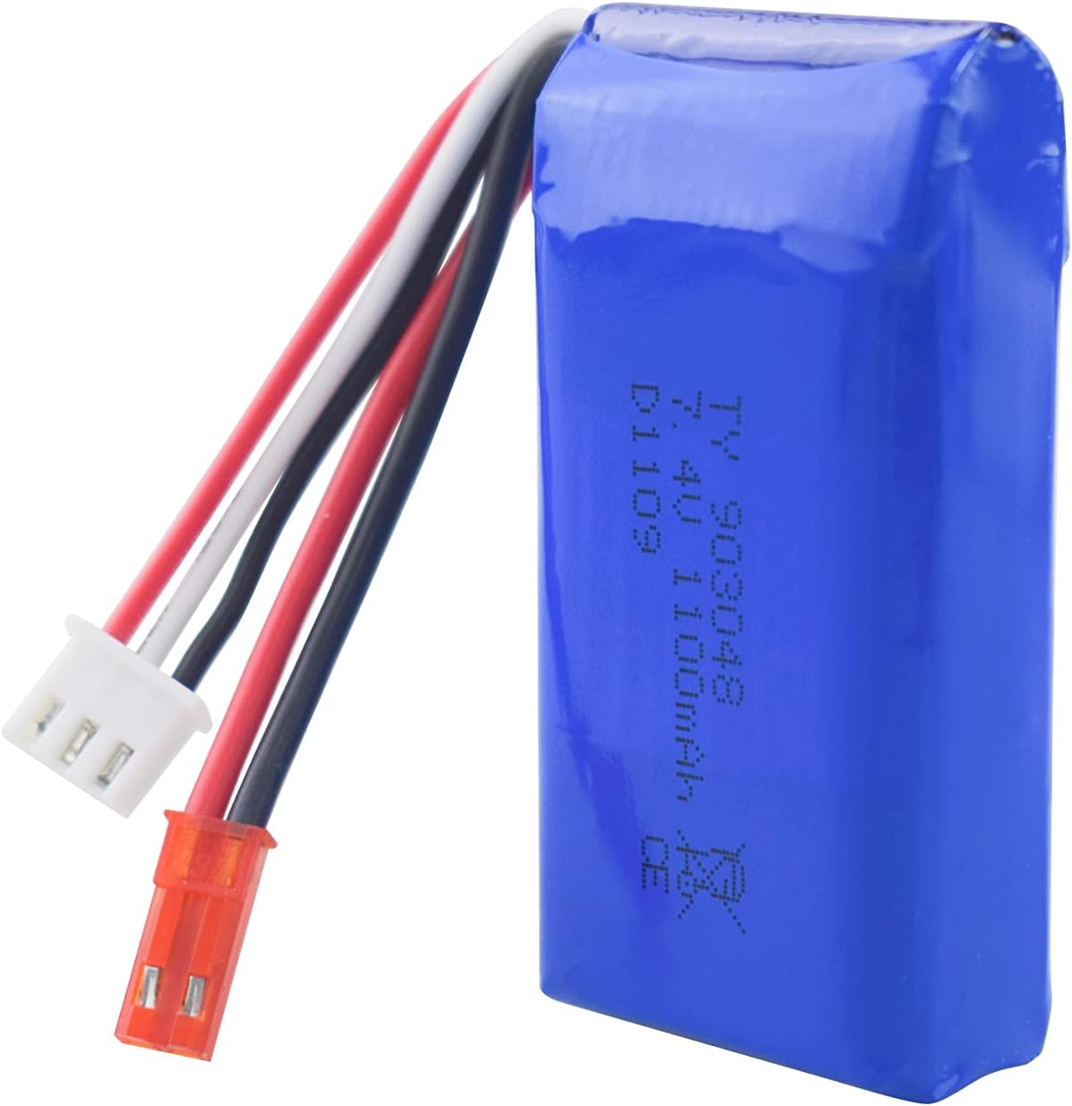 Kit 2 Batterie LiPo 7.4V 1100mAh con Caricatore | Compatibile WLtoys A949, A959, A979, K929