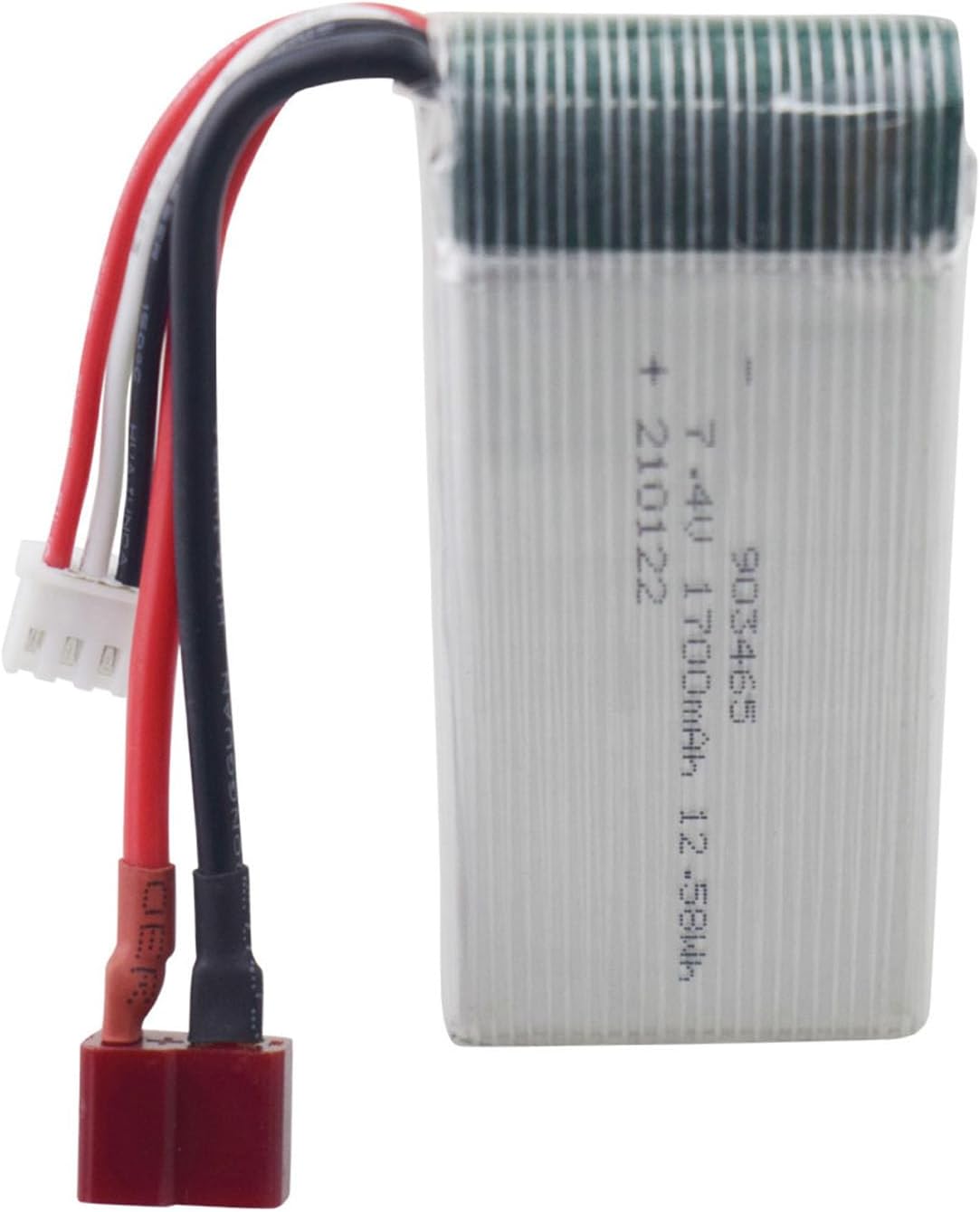 2 Pezzi Batterie al Litio 7.4V 1700mAh per Auto RC | Compatibile 9200/9200E | Silver