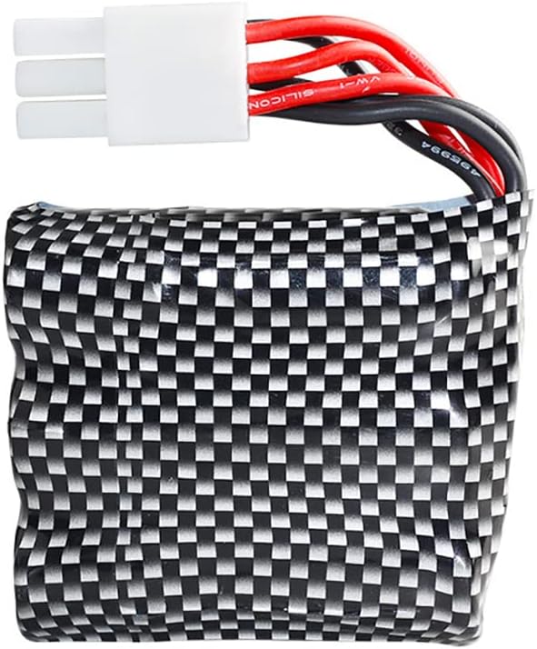 Set di 2 Batterie Ricaricabili Ioni di Litio 9.6V 800mAh 20C | Connettore EL-6P | Caricabatterie USB