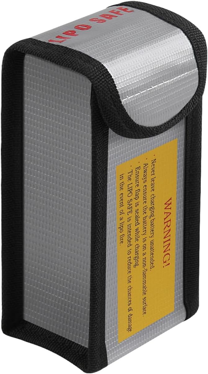 Lipo-taske Brandsikker batteritaske Ideel til opladning af Lipo-batterier Brandsikker, (Størrelse 185 x 75 x 60 cm)