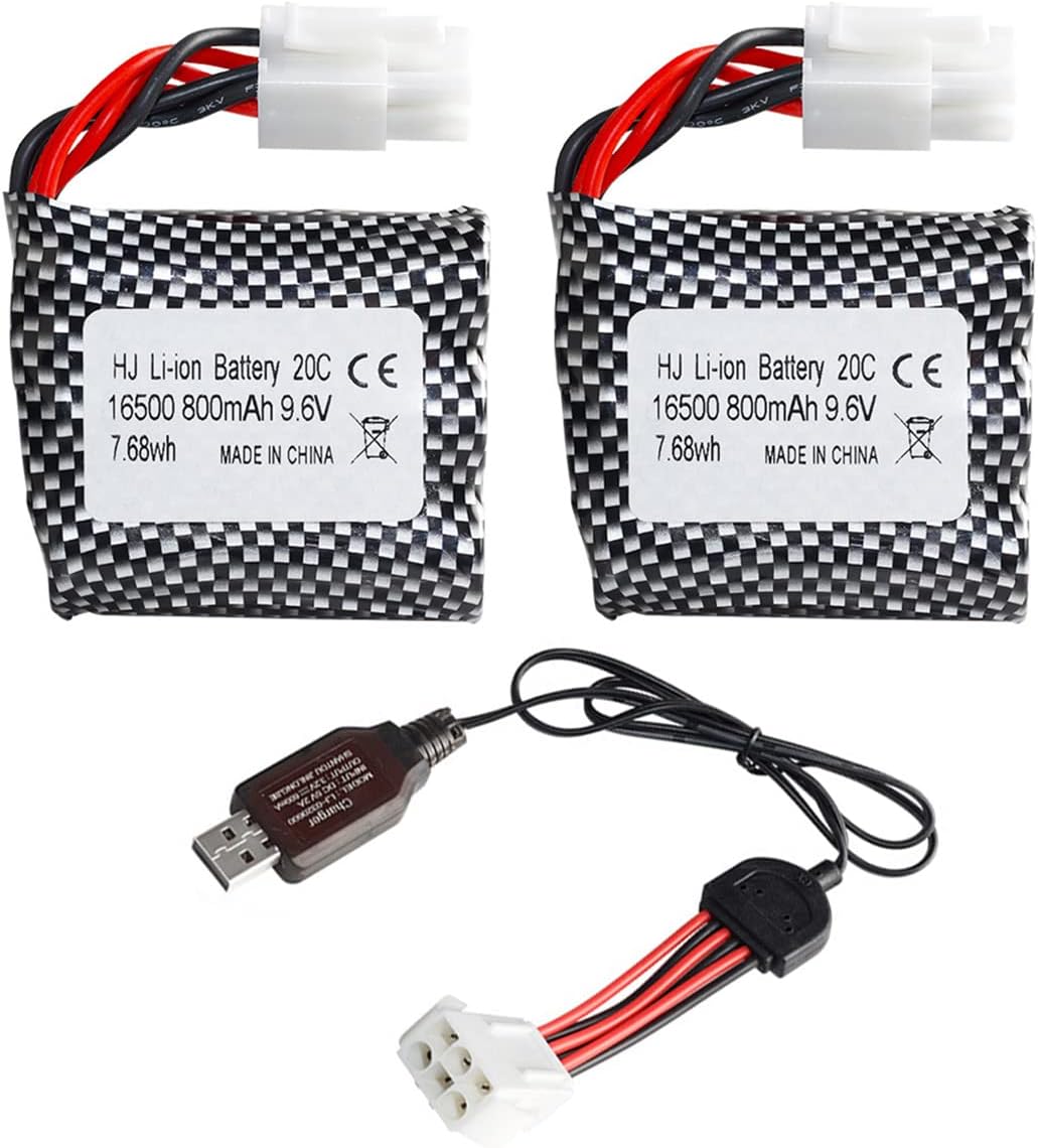 9.6V 800mAh Li-ion Battery for XINLEHONG Toys 9115 1/12 40km / h RTR Monster Truck High Speed