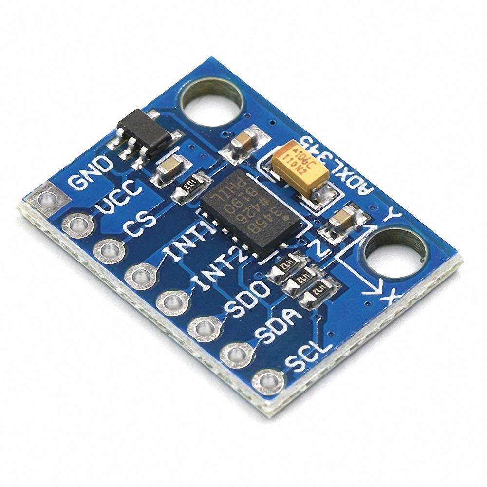 GY-291 Accelerometro ADXL345 a 3 Assi | Alta Risoluzione 13 bit | I2C/SPI | Compatibile con Arduino e Raspberry Pi