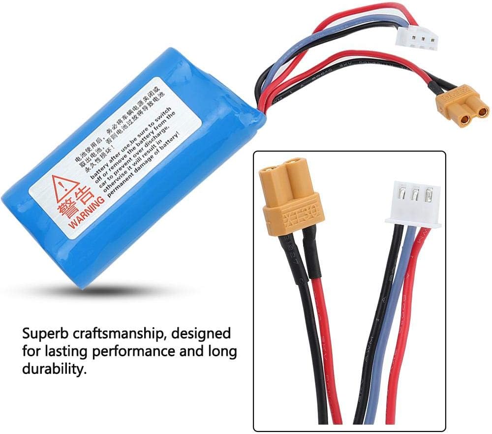 Batteria LiPo 7.4V 2000mAh 2S XT30 per HUINA | Compatibile 580, 550, 583, 582, 1580, 1583 | Alta Capacità e Connessione XT30