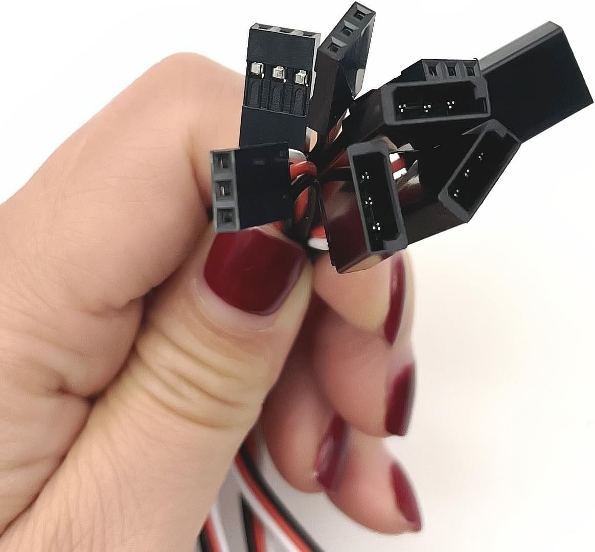 2 stk XT60 parallelkabel han til 2 hun og hun til 2 han 14AWG | RC Lipo batteriadaptere | droner, biler, fly, modelbygning