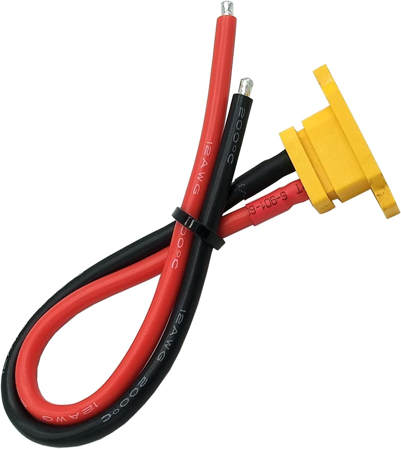 2 Pieces XT60 Parallel Male to 2 Female and Female to 2 Male 14AWG Cable | RC Lipo Battery Adapters | Drones, Cars, Airplanes, Model Builders