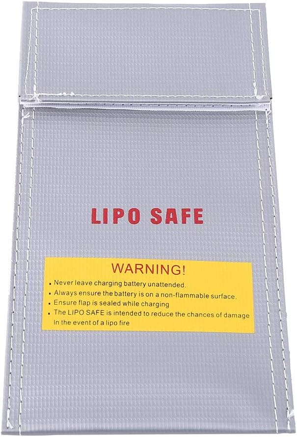 Lipo Bag Fireproof battery bag ideal for charging fire resistant Lipo batteries (Size 185 x 75 x 60 cm)