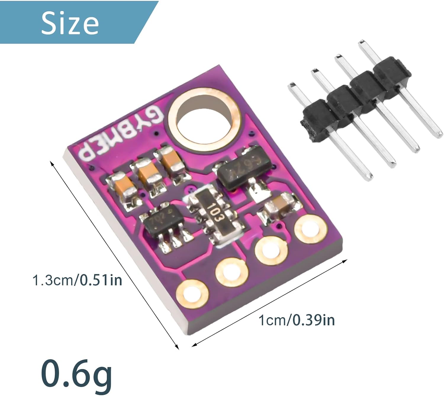 Sensore BME280-5V Digitale | Pressione, Umidità, Temperatura | Alta Precisione | I2C/SPI | Per Arduino e Raspberry Pi