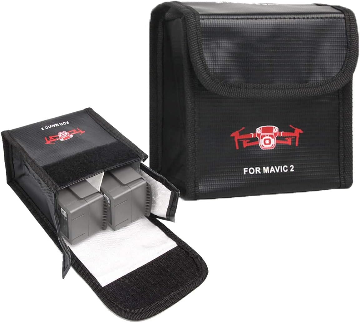 Lipo-taske Brandsikker taske Ideel til opladning af Lipo-batterier Brandsikker Mål cm 26 x 13 x 15 Farve Sort