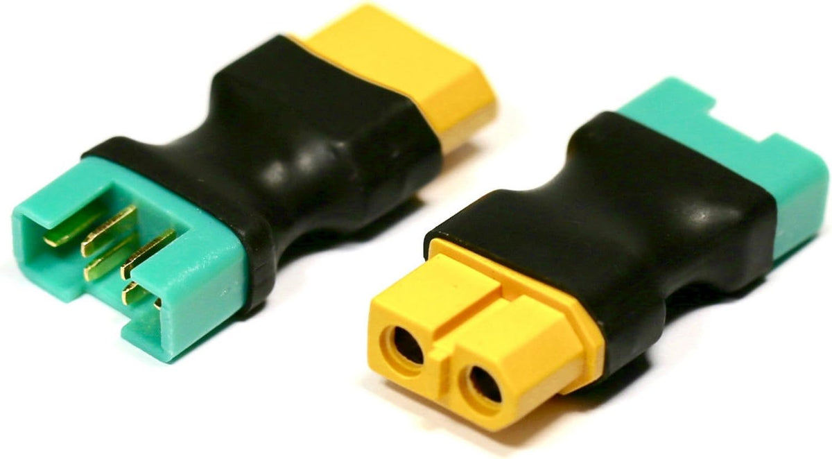 2 Adattatori MPX Multiplex 6 Pin Maschio a XT60 Femmina per Batterie Fino a 60A