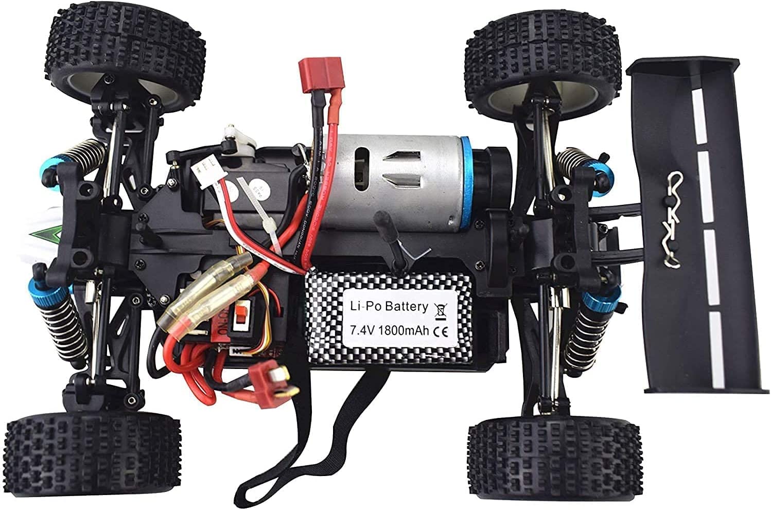 1 Piece Lithium Battery 7.4V 1800mah T-Plug Connector for WLTOYS A959-B A969-B A979-B K929-B 144001 RC High Speed Off-Road Replacement Battery