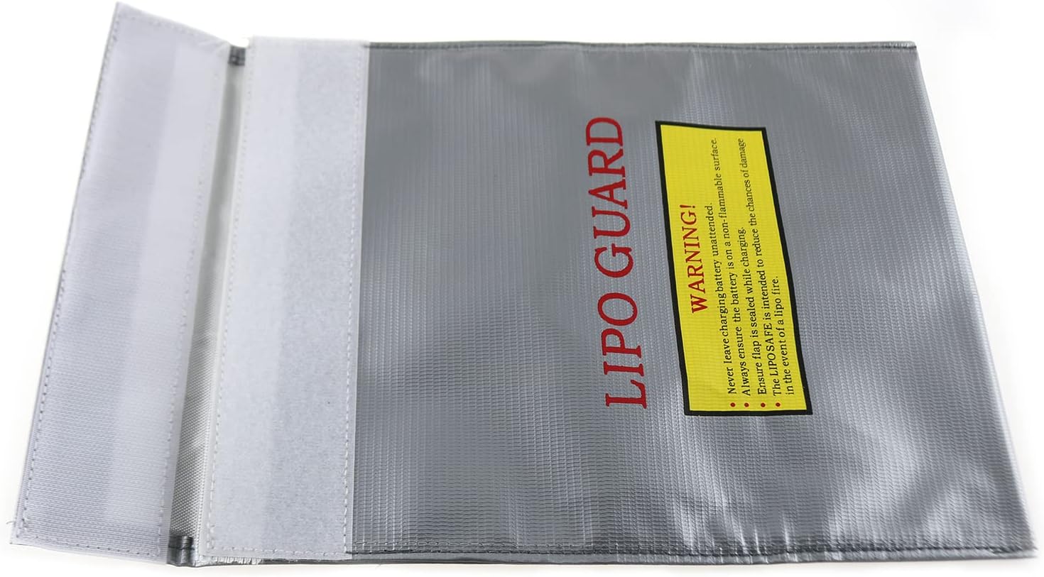 Lipo-taske Brandsikker batteritaske Ideel til opladning af Lipo-batterier Brandsikker, (Størrelse 185 x 75 x 60 cm)
