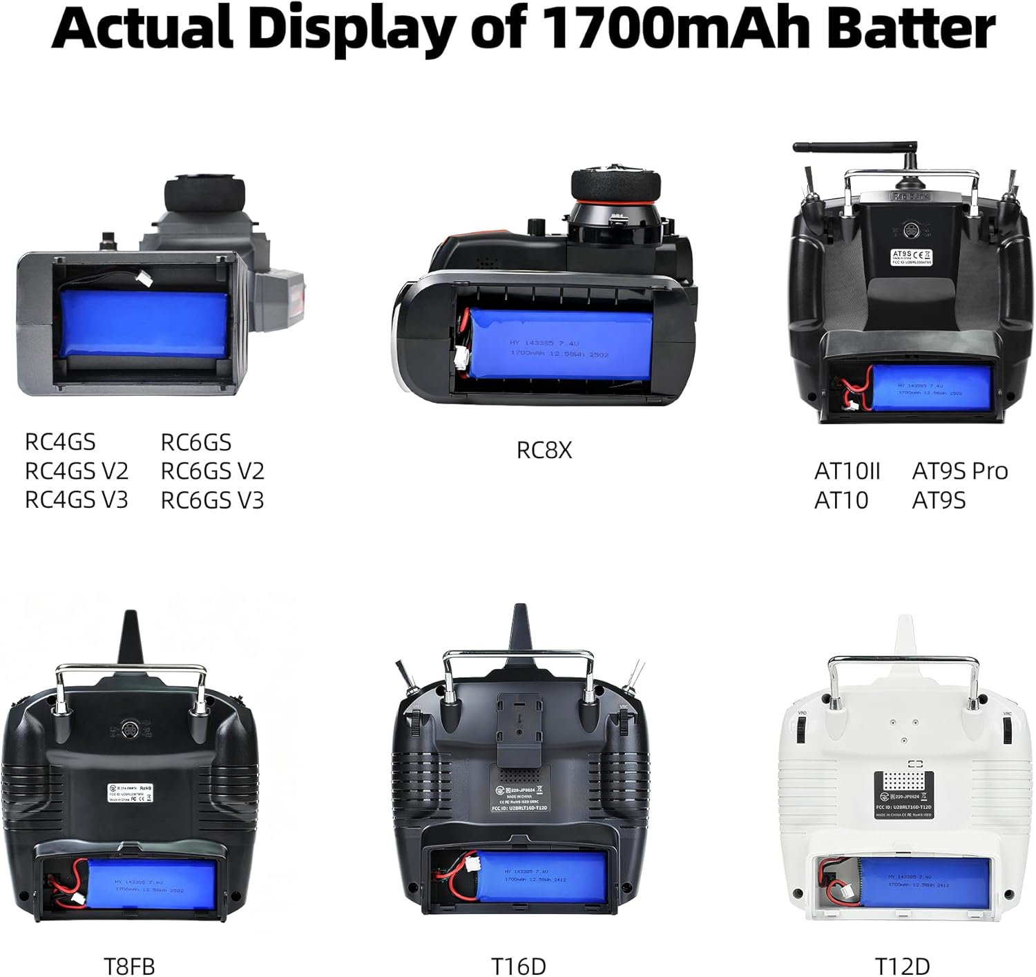 7,4V 1700mAh LiPo-batteri til RC-biler | Optimeret ydeevne | Sikkerhed og holdbarhed | Sølv