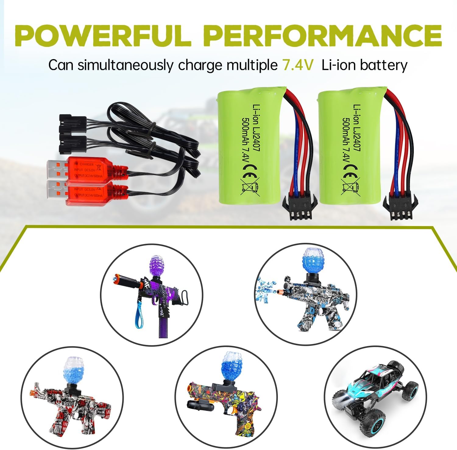 2400mAh 4.8V AA Ni-MH Battery Rechargeable SM 2P Plug For HY800 F1 F3 RC Boat RC Bus USB Cable SM 2P
