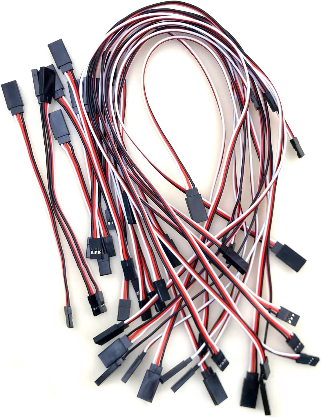 2 stk XT60 parallelkabel han til 2 hun og hun til 2 han 14AWG | RC Lipo batteriadaptere | droner, biler, fly, modelbygning