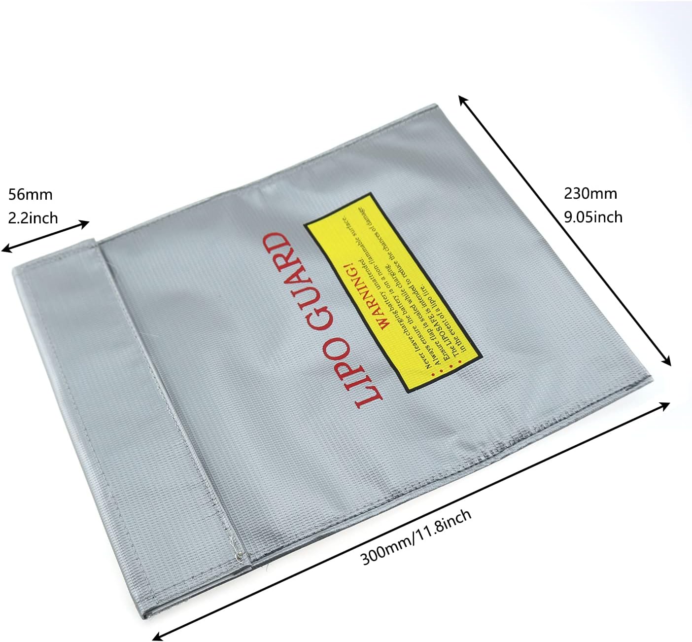 Lipo Bag Fireproof battery bag ideal for charging fire resistant Lipo batteries (Size 185 x 75 x 60 cm)