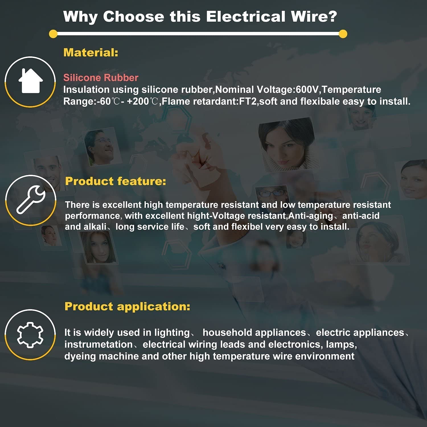 Silikonski kabel 22 AWG 5 metara | Fleksibilan i otporan na visoke temperature | Za elektroničke projekte