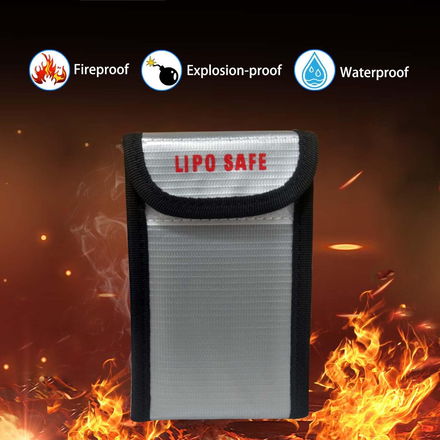 Lipo Bag Fireproof battery bag ideal for charging fire resistant Lipo batteries (Size 185 x 75 x 60 cm)