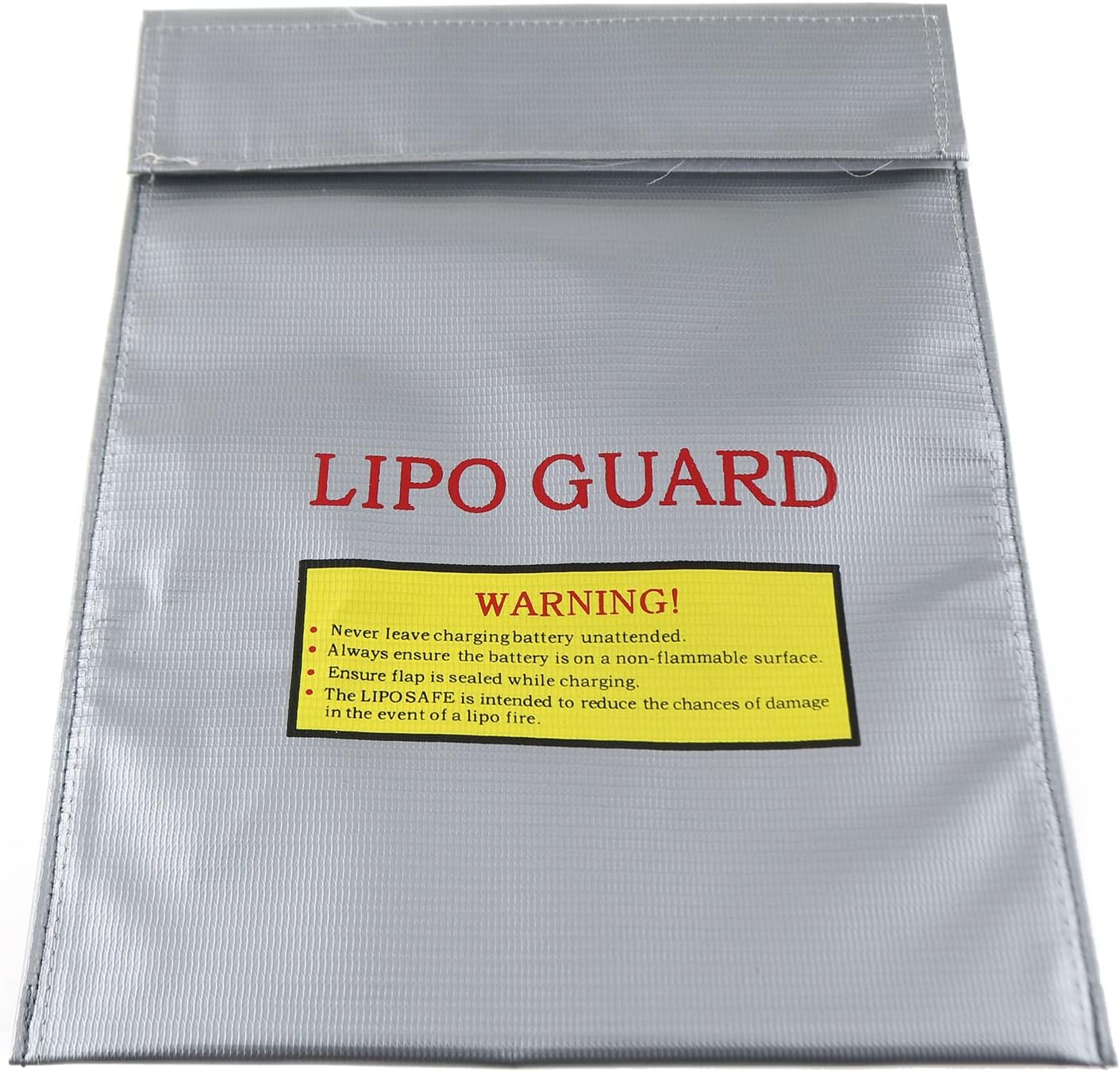 Lipo-taske Brandsikker batteritaske Ideel til opladning af Lipo-batterier Brandsikker, (Størrelse 185 x 75 x 60 cm)