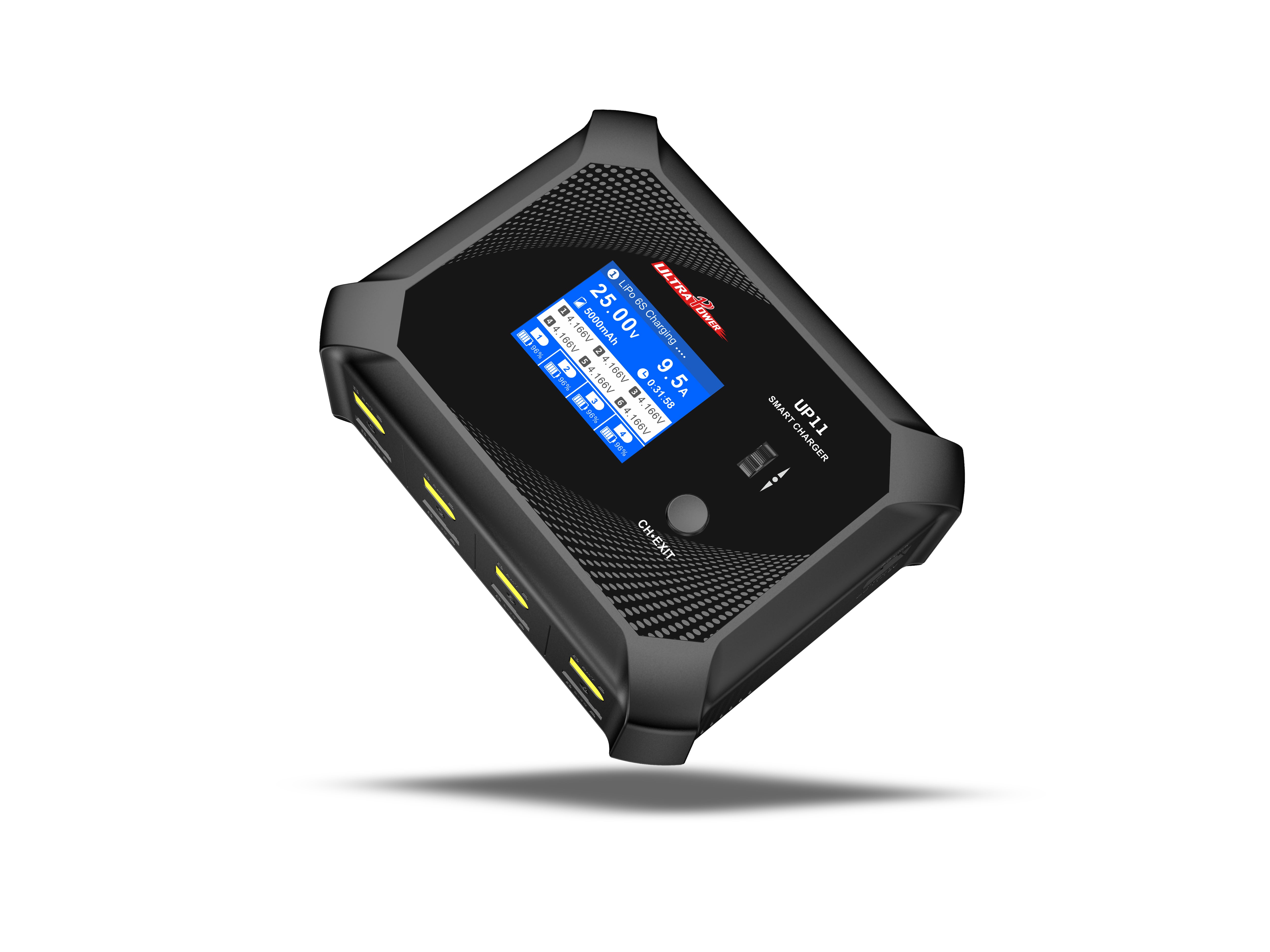 UP11 Caricabatterie Intelligente 600W 4 Canali con Bilanciamento per Batterie LiPo/LiFe/LiHV/NiMH - Tecnologia Smart Charging