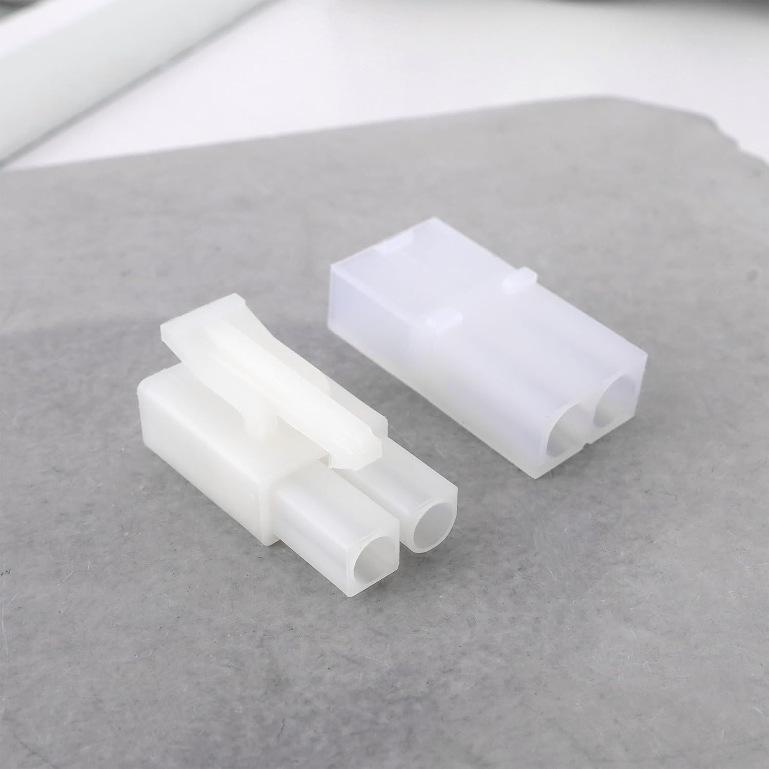 Tamiya Male Female Connector for Airsoft Rc Nimh 10 Pair | Suitable for RC Battery | Durable, Easy to Use, Transparent, Plastic